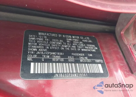 2019 Nissan Rogue Sport S from USA, damaged, VIN JN1BJ1CP3KW218361